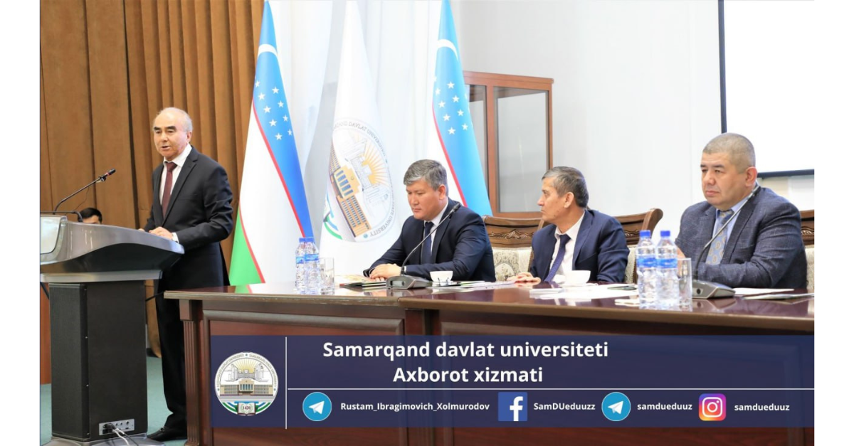 В Самаркандском государственном университете стартовала научно-практическая конференция на тему «Жизненно важные интересы нации»...
