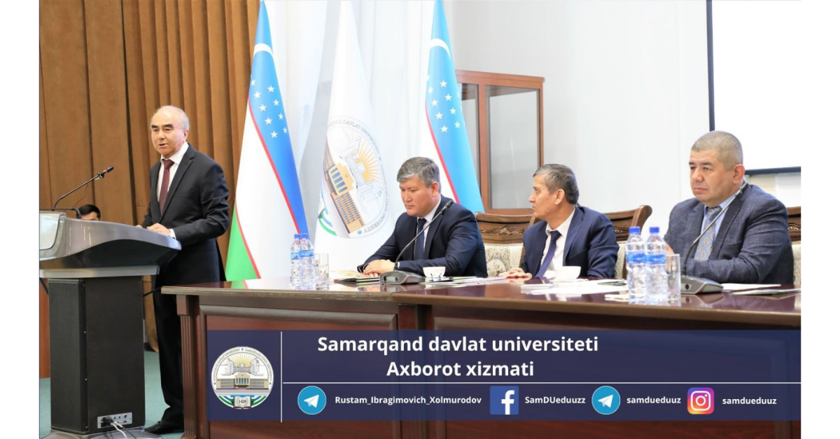 Samarqand davlat universitetida 