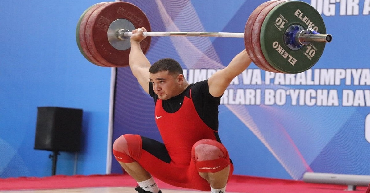 What is the place of weightlifting students of Samarkand State University in the Paris-2024 ranking?