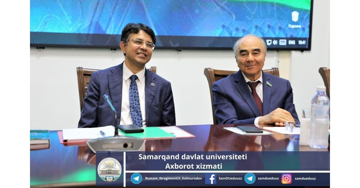 Director General of the Indian Council for Cultural Relations Kumar Tushin made a presentation on the historical experience and the present day of the Uzbek-Indian relations...