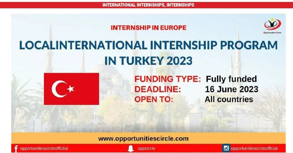 INTERNSHIPS IN TURKEY