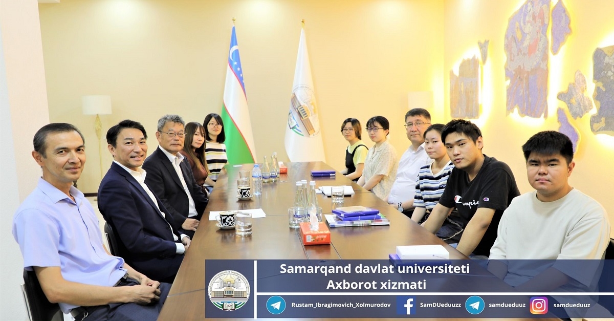 Cooperation between Samarkand State University and Japanese Soka University...