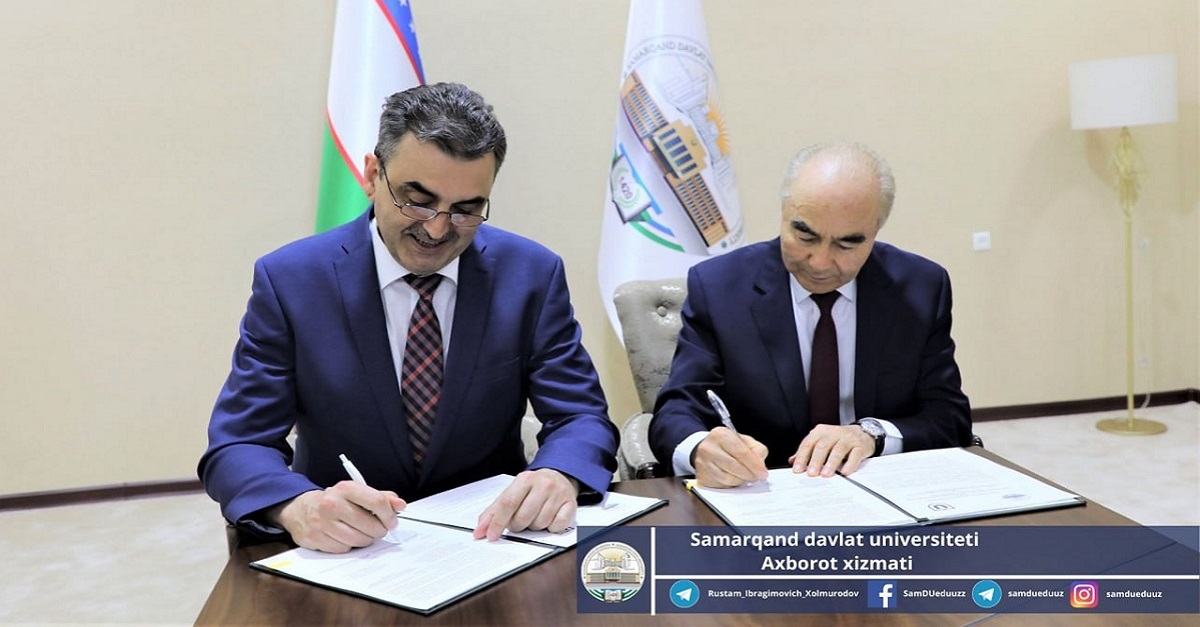 A memorandum was signed between Samarkand State University and Tomsk State University...