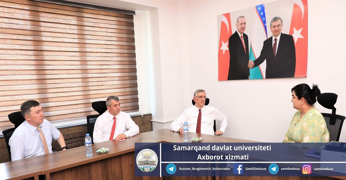 SamDU qoshidagi Turkologiya ilmiy tadqiqot instituti va  Qirg’iziston-Turkiya Manas universiteti hamkorligi…