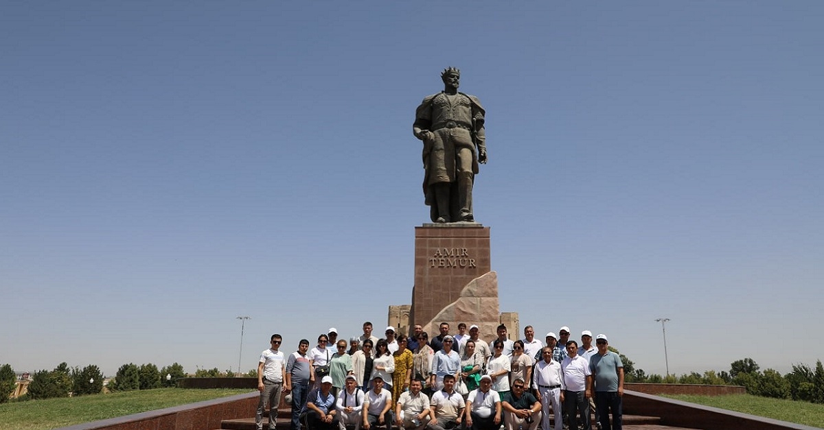 Professors and teachers of Samarkand State University made a trip to Shakhrisabz...