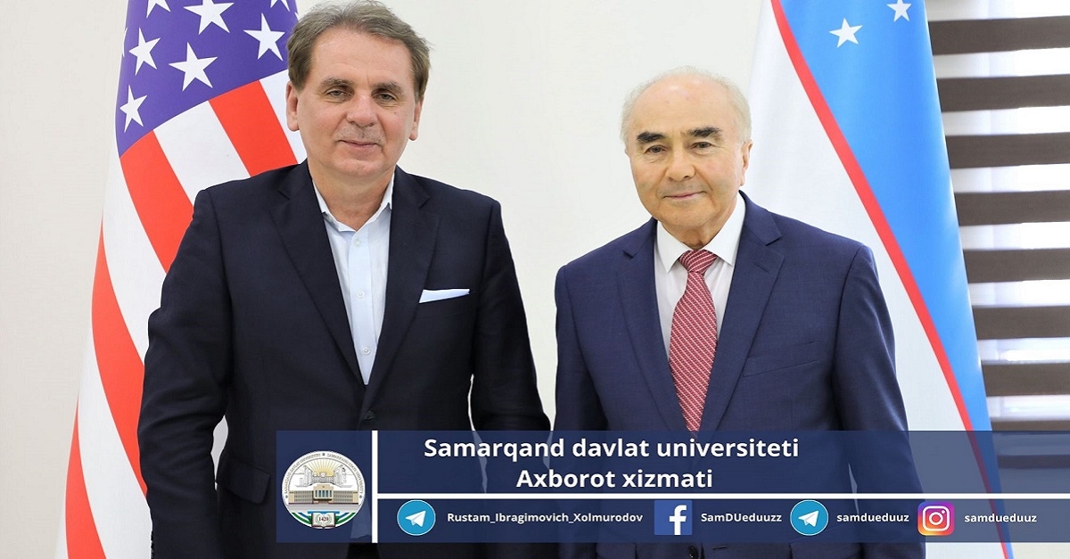Самаркандский государственный университет будет налаживать сотрудничество с Вебстерским университетом США...