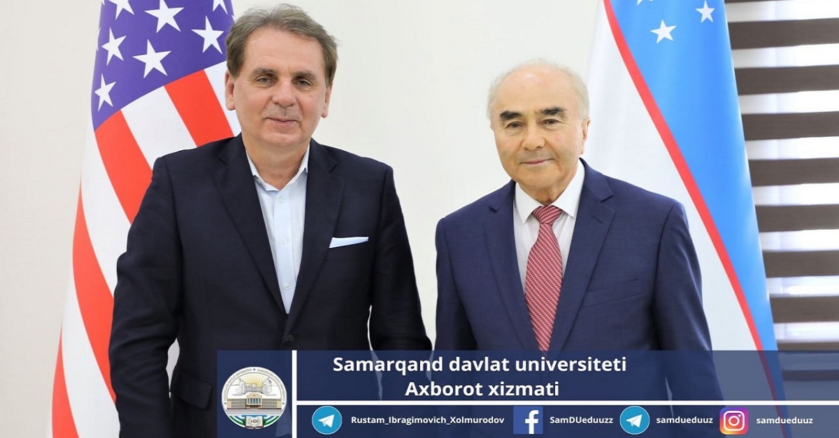 Самаркандский государственный университет будет налаживать сотрудничество с Вебстерским университетом США...