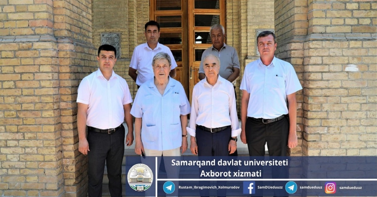O‘zbekiston Respublikasi Fanlar Akademiyasi prezidenti Samarqand davlat universitetida…