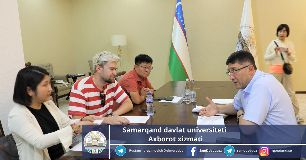 Самаркандский государственный университет будет сотрудничать с Сианьским архитектурно-технологическим университетом Китая...