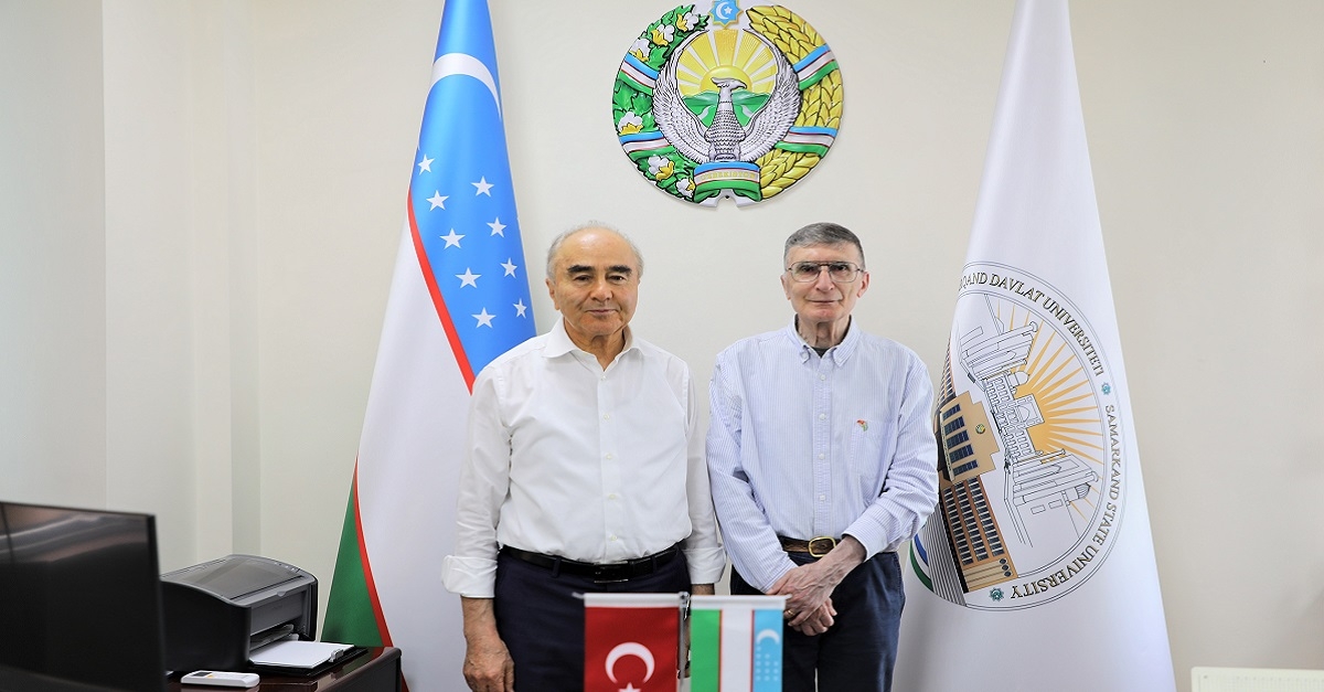 Nobel Prize Laureate, Honorary Professor of Samarkand State University Aziz Sanjar