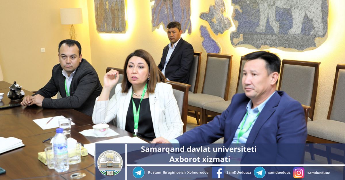 Vazir o’rinbosari Samarqand davlat universiteti professor-o’qituvchilarining ilmiy loyihalari bilan tanishdi…