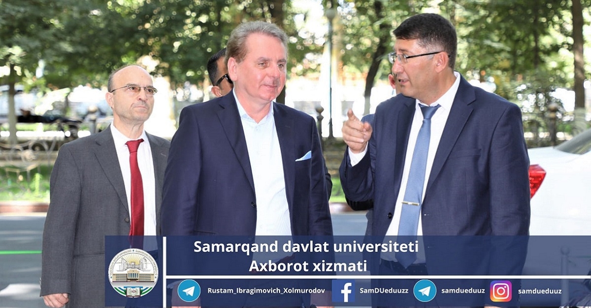 Cooperation between Samarkand State University and Webster University of the USA...