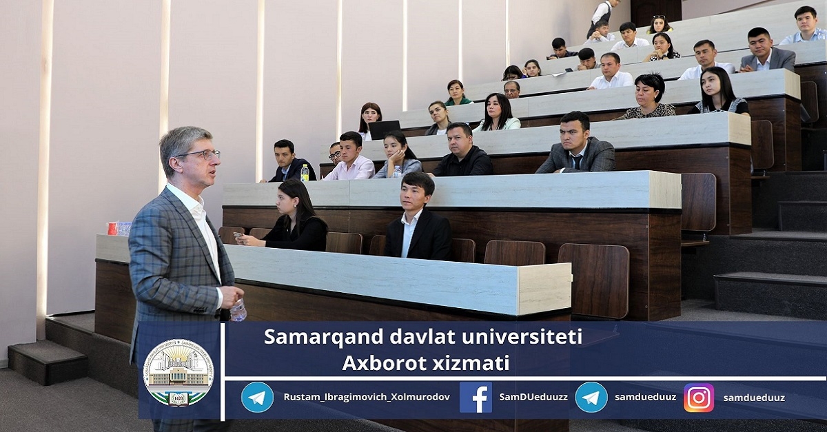 A master class on the topic “Commercialization of technologies and implementation of start-up projects” started at Samarkand State University...