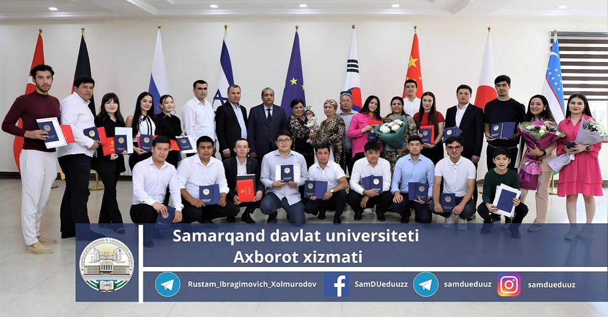 Graduates of international educational programs were awarded diplomas...