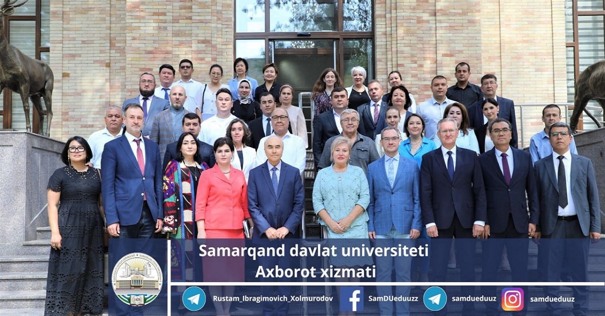 Samarqand davlat universitetida  Osiyo universitetlari assosiatsiyasiga a’zo oliy ta’lim muassasalari rektorlari kengashi o'tkazildi...