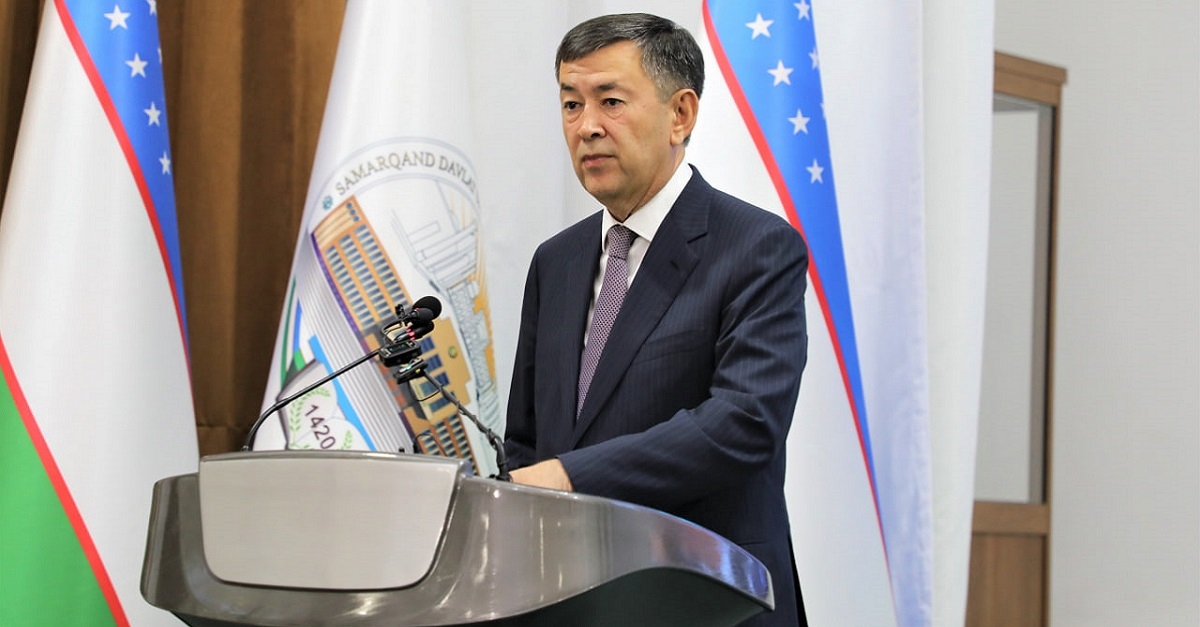 Khokim of the Samarkand region, Senator Erkinjon Turdimov takes part in the international conference “Ali Kushchi - the great ambassador of the scientific school of Mirzo Ulugbek”, which takes place at Samarkand State University.