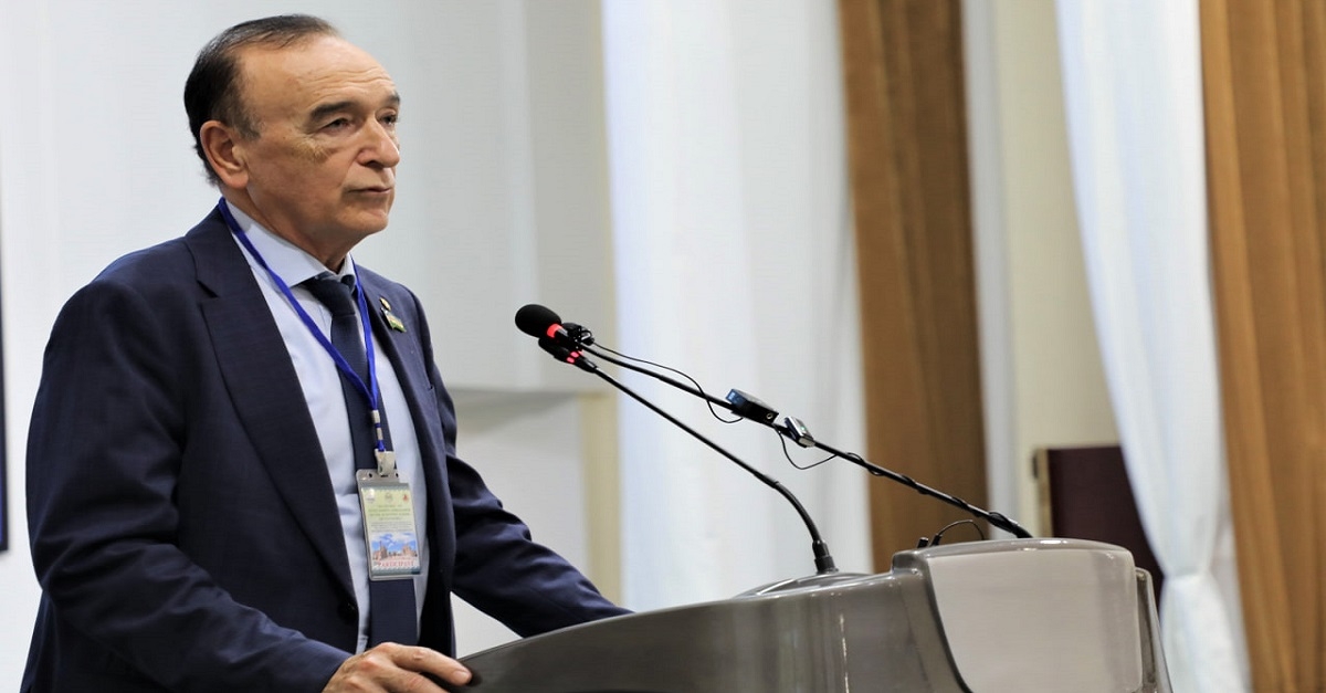 Academician Shavkat Ayupov, Hero of Uzbekistan, director of the Institute of Mathematics named after V.I. Romanovsky AСRUz, takes part in the international conference “Ali Kushchi - the great ambassador of the scientific school of Mirzo Ulugbek”, held at Samarkand State University.