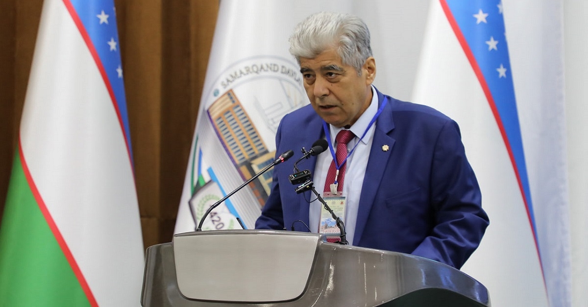 Director of the Institute of Astronomy, academician Shukhrat Egamberdiev, takes part in the international conference “Ali Kushchi - the great ambassador of the scientific school of Mirzo Ulugbek”, held at Samarkand State University.