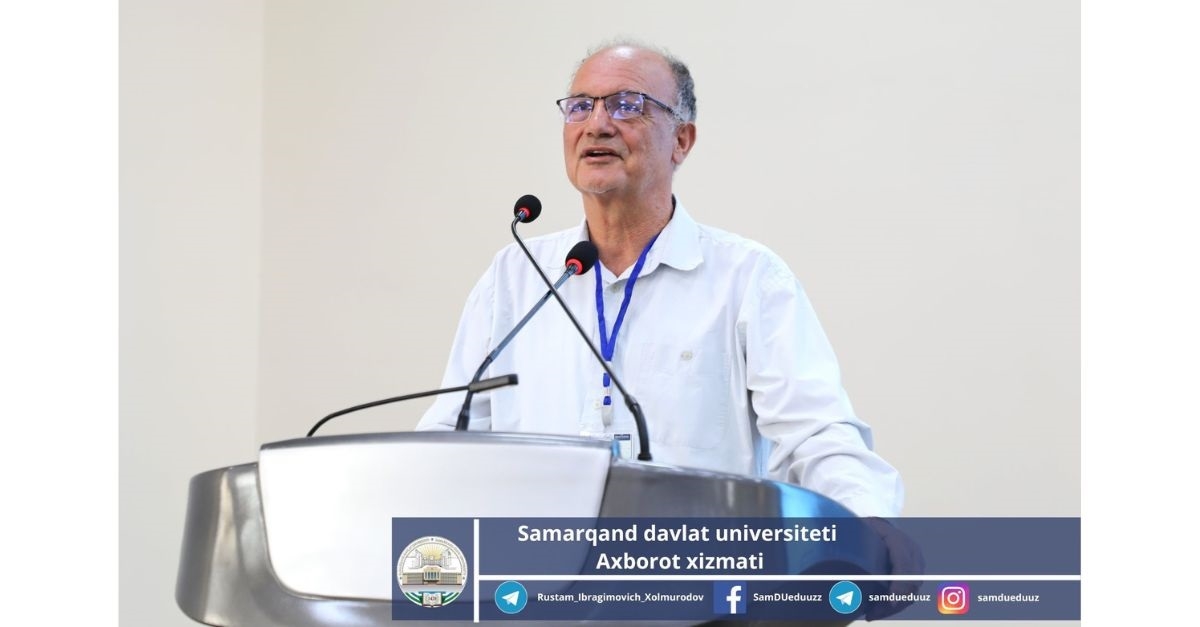 Professor of the Turkish University of Bahcesehir Allaberen Ashiraliev takes part in the international conference “Applied Mathematics and Information Technologies - Al-Khorezmi 2023”, held at Samarkand State University.