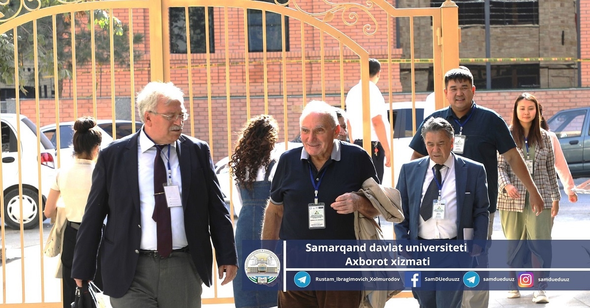 Participants in the international conference “Applied Mathematics and Information Technologies - Al-Khorezmi 2023”, held at Samarkand State University, get acquainted with the activities of the zoological museum of SamSU...
