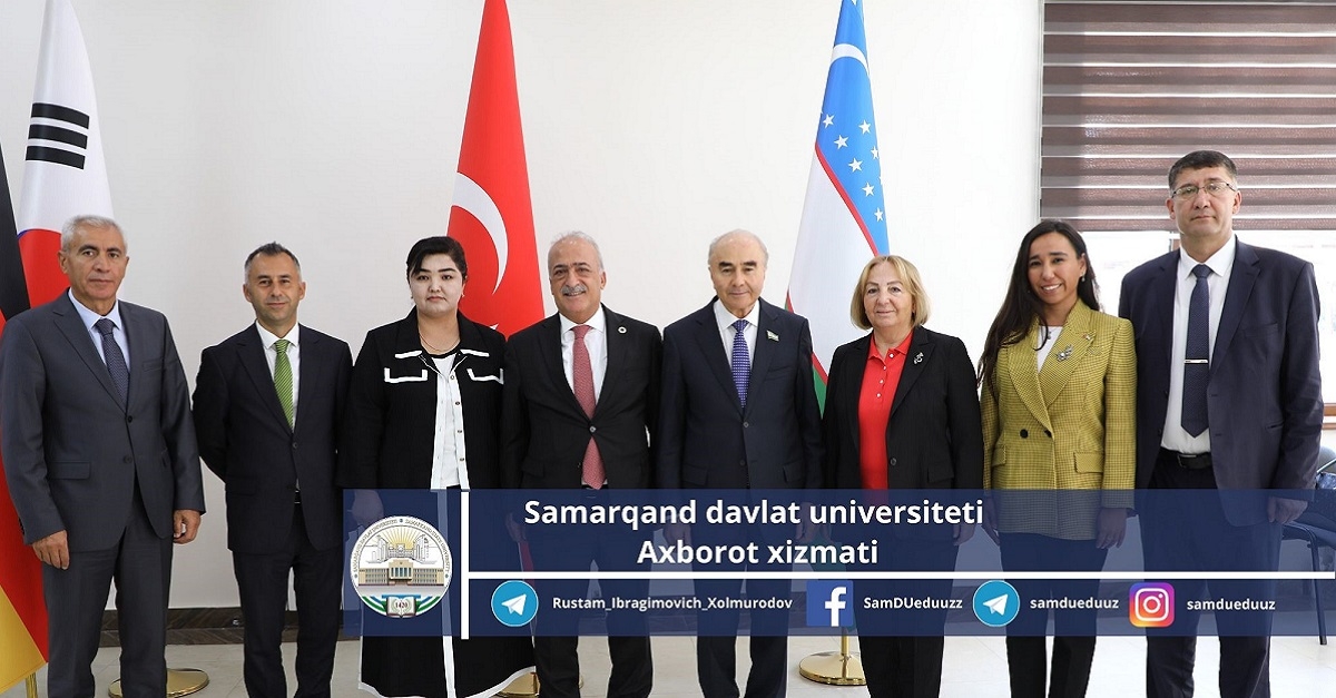 A Memorandum of Cooperation was signed between Samarkand State University and Ataturk University...