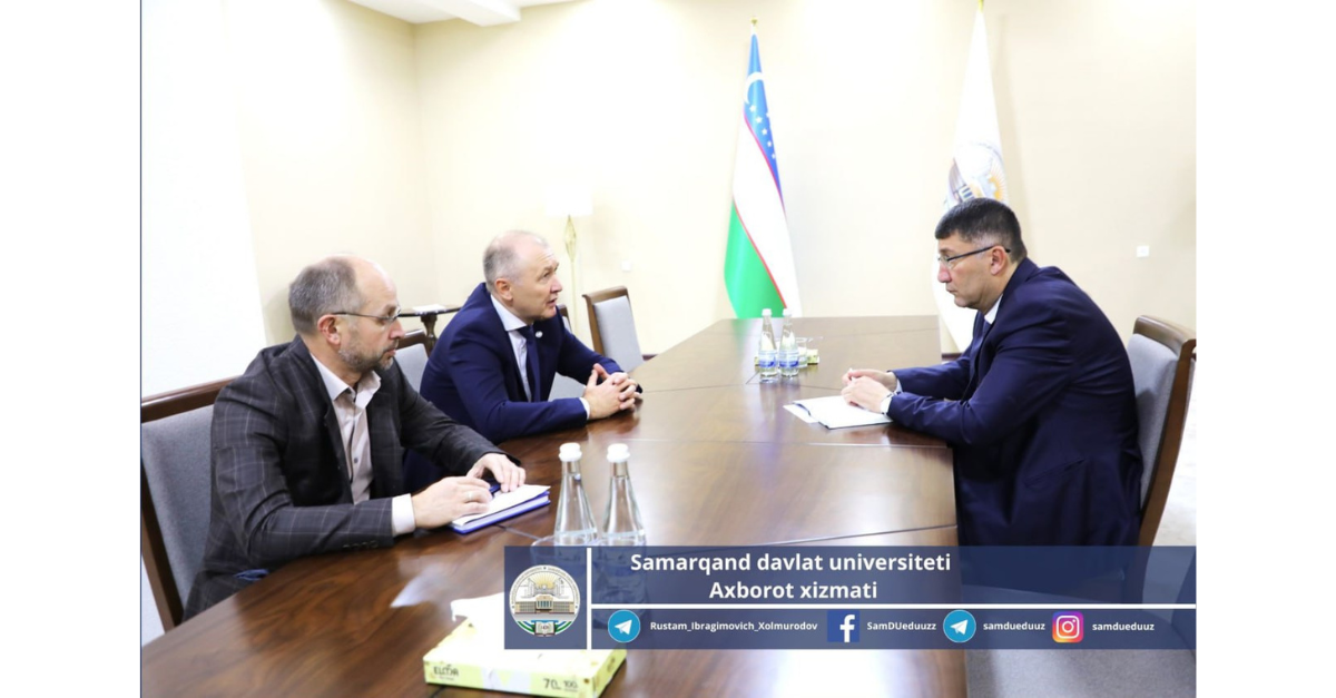 Cooperation between Samarkand State University and Kazan Federal University...