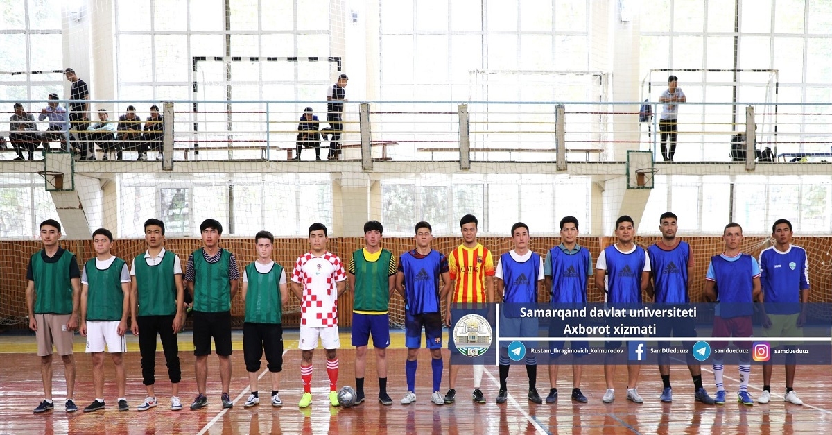 At Samarkand State University, within the framework of the “Student League”, qualifying rounds for football are being held...