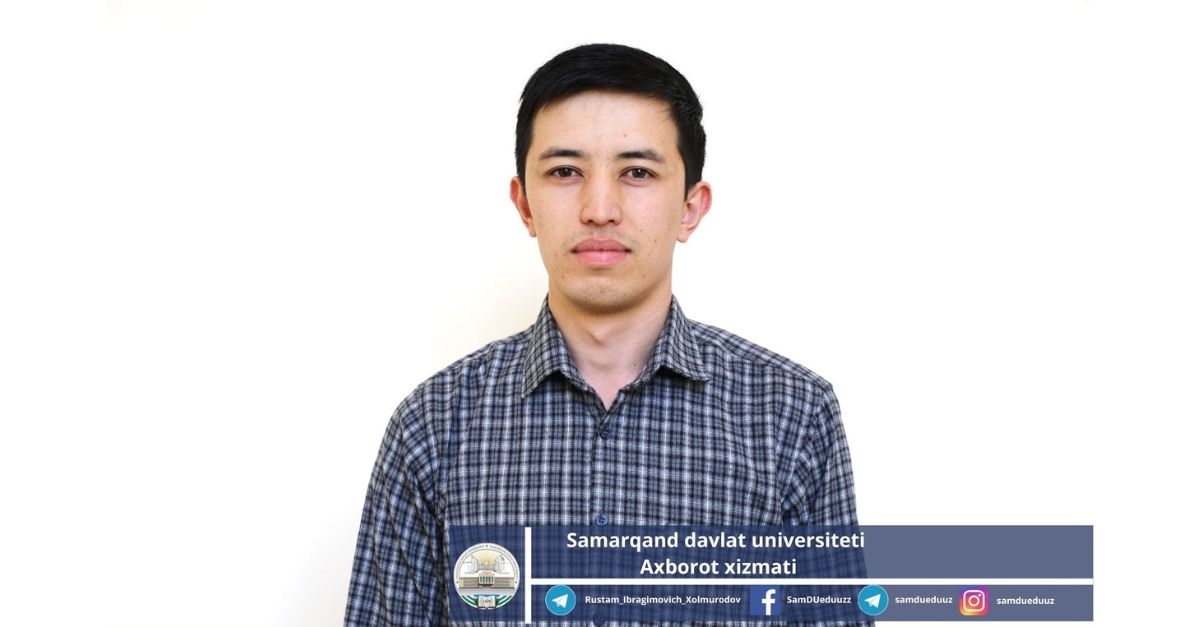 A doctoral student from Samarkand State University will undergo an internship at Chonnam National University of Korea...