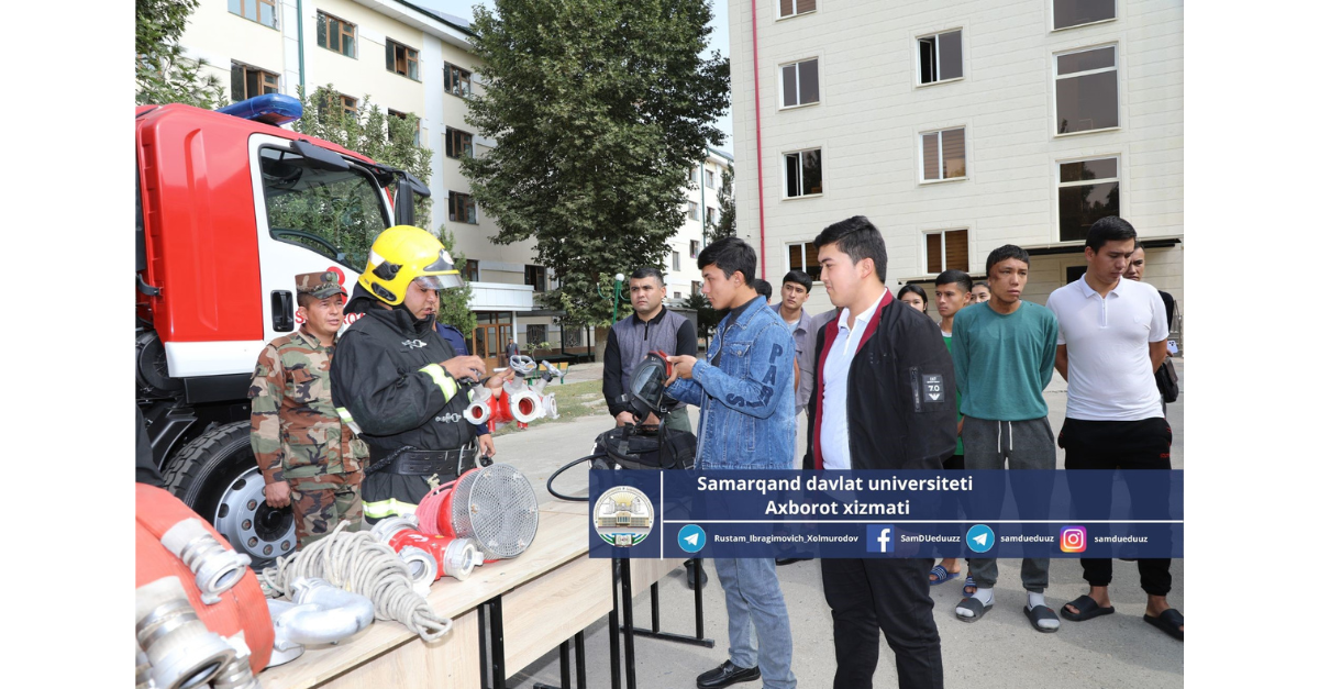 An event was held at Samarkand State University to prepare for the autumn-winter season...