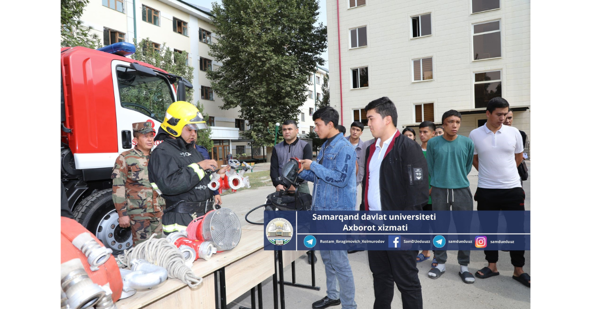   Samarqand davlat universitetida kuz-qish mavsumiga tayyorgalik bo'yicha tadbir o'tkazildi...