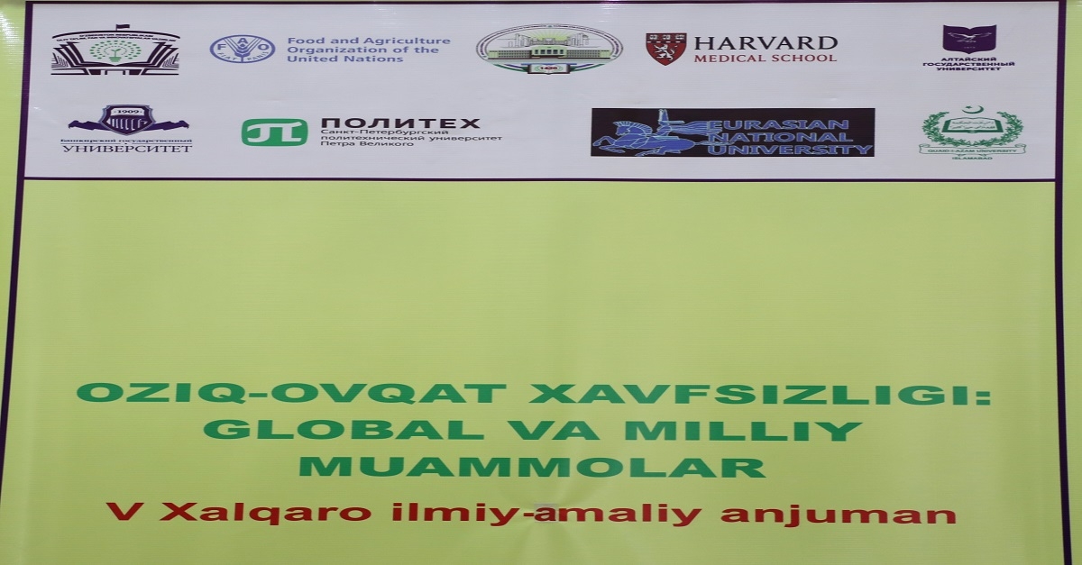 Samarqand davlat universitetida “Oziq-ovqat xavfsizligi: Global va milliy muammolar” mavzusida xalqaro konferensiya bo‘lib o‘tadi.