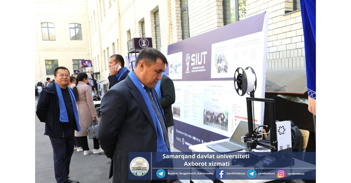 Samarqand davlat universitetida “InnoWeek-2023” innovatsion gʻoyalar haftaligi o'tkazilmoqda...