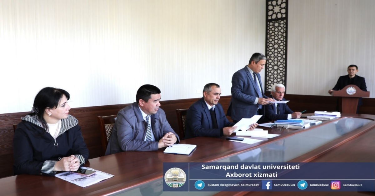 The university stage of the scientific and educational competition “Expert in Reforms” was held at Samarkand State University...