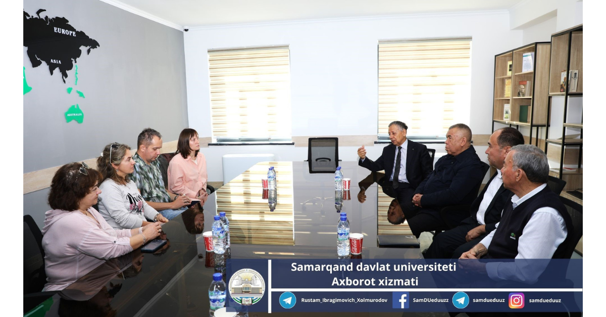 Scientists from the Belarusian State University of Informatics and Radioelectronics visited Samarkand State University...
