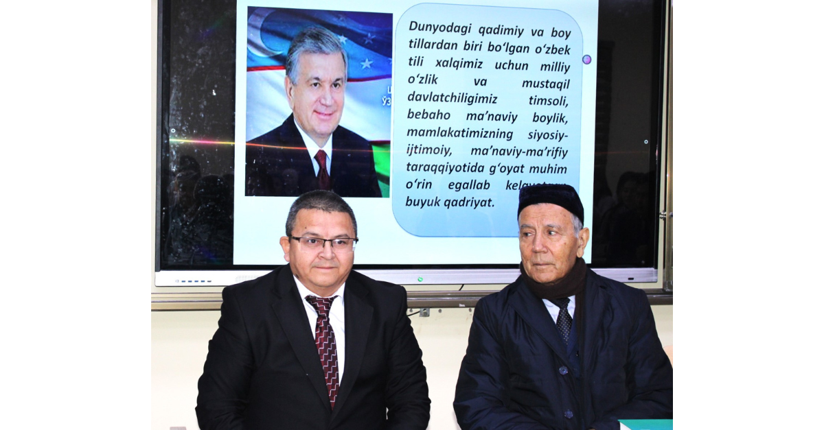 “The Uzbek language is a symbol of our national identity and independent statehood”...