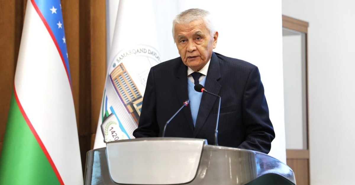 At the conference dedicated to the 80th anniversary of the birth of academician Tolib Muminov, which takes place at Samarkand State University, NUUz professor Isobek Kholboev speaks...