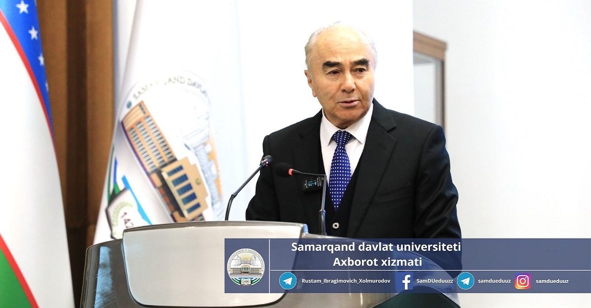 Samarqand davlat universitetida akademik Tolib Mo‘minov tavalludining 80 yilligiga bag‘ishlangan konferensiya o’tkazildi…