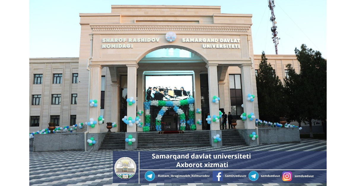 The grand opening of the modern building of the Faculty of Intelligent Systems and Computer Technologies of Samarkand State University took place...