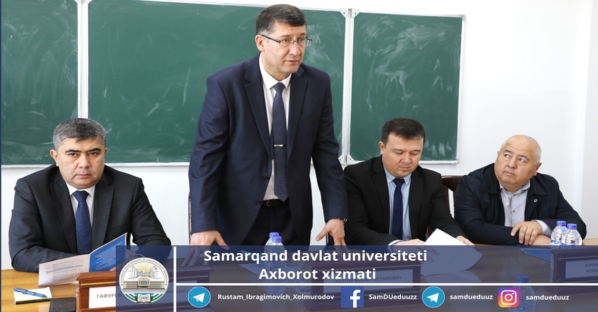 Advanced training courses on the mahalla system have begun at Samarkand State University...