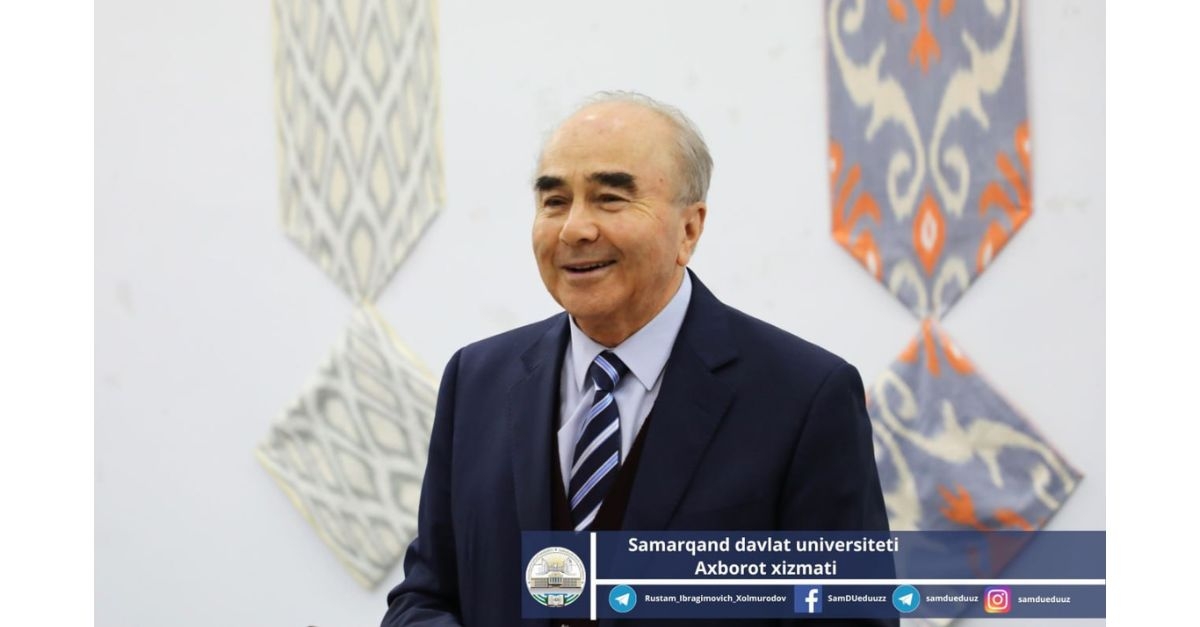 Samarkand State University: Meeting of the rector and students...