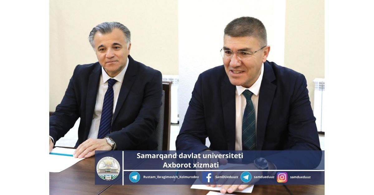 Самаркандский государственный университет будет сотрудничать с турецким Университетом Бурдура Мехмета Акифа Эрсоя...