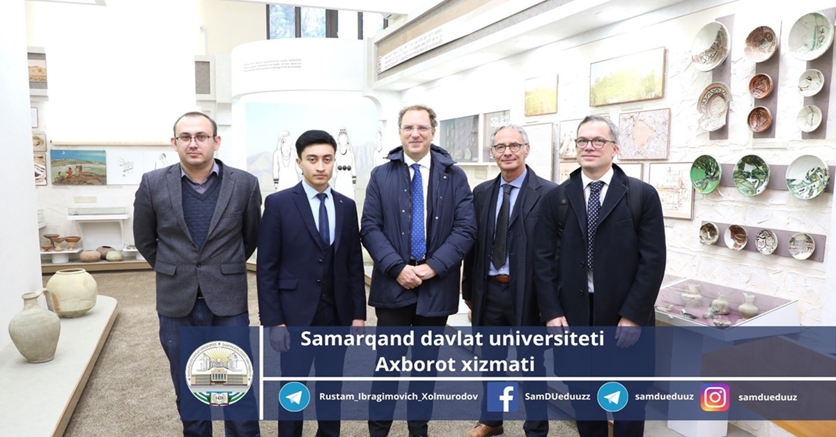 Самаркандский государственный университет начнет обмен студентами с итальянским университетом Тушиа...
