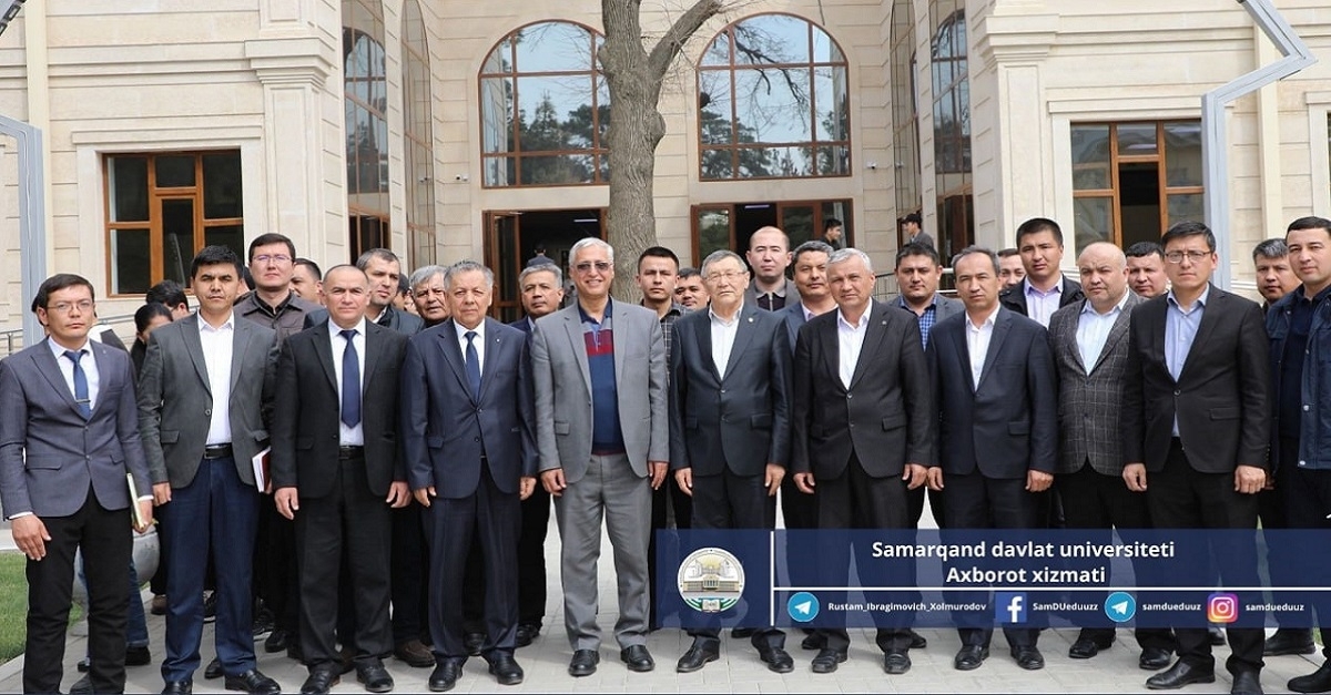 President of the Iranian Mathematical Society at Samarkand State University...
