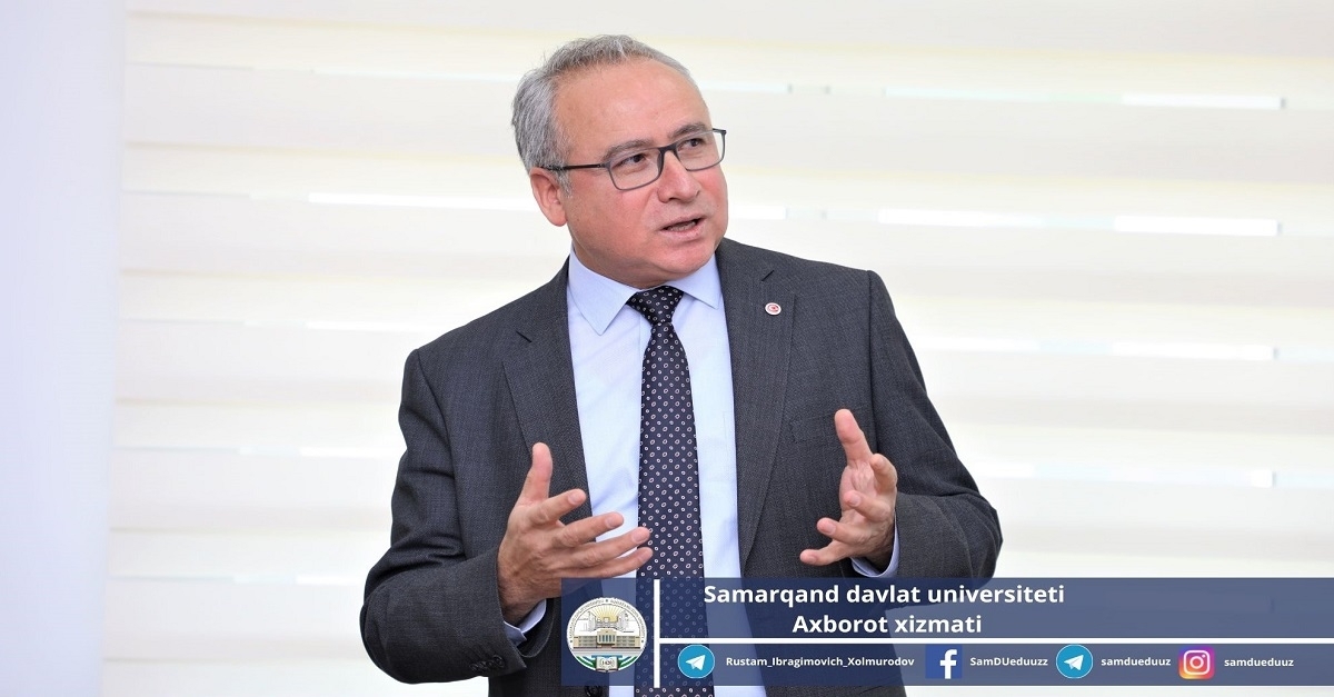 Consul General of Turkey in Samarkand Salih Caner visited the Research Institute of Turkic Studies of Samarkand State University...