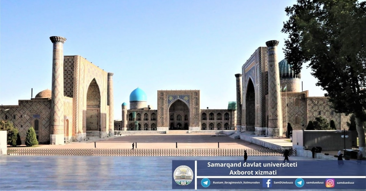 Samarqand davlat universitetida Samarqand shahri kuni keng nishonlandi...