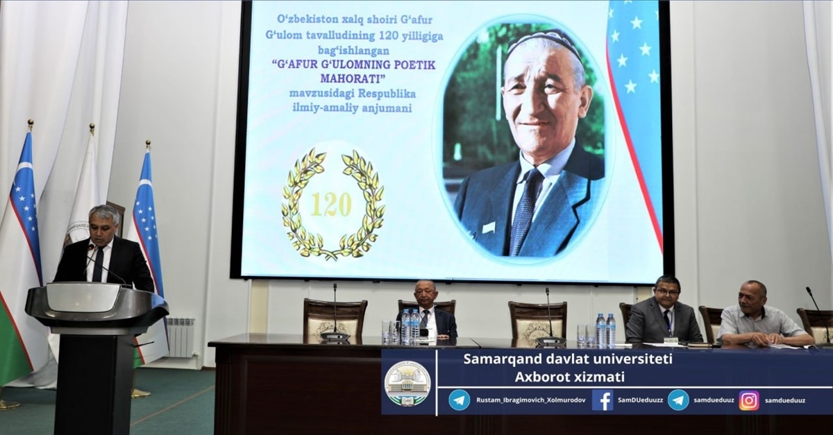 A conference was held on the topic “The poetic mastery of Gafur Gulam”...