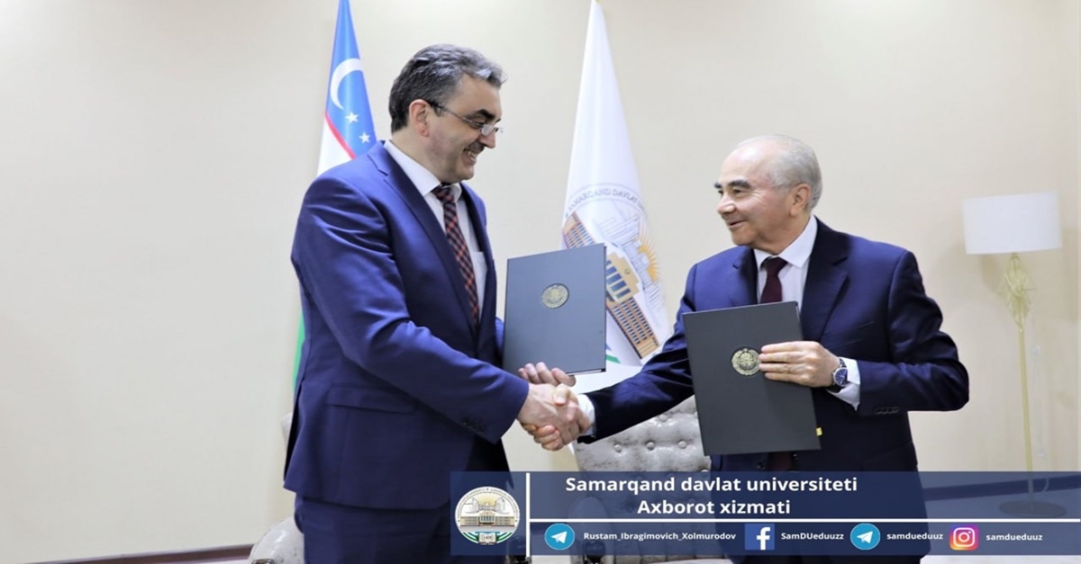 A memorandum was signed between Samarkand State University and Tomsk State University...