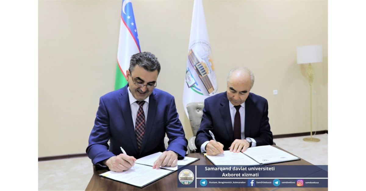 A memorandum was signed between Samarkand State University and Tomsk State University...