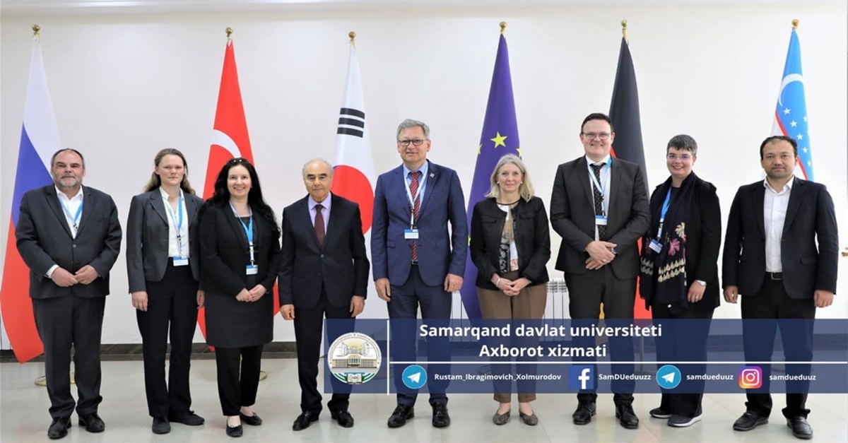 Cooperation between Samarkand State University and German universities