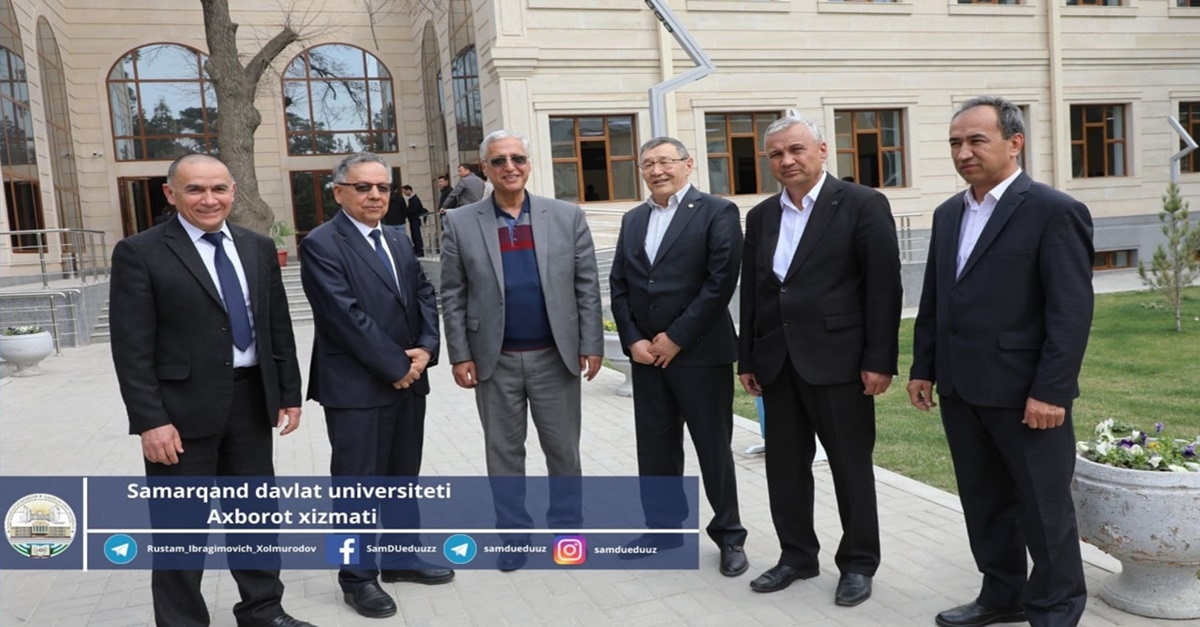Президент Иранского математического общества в Самаркандском государственном университете…